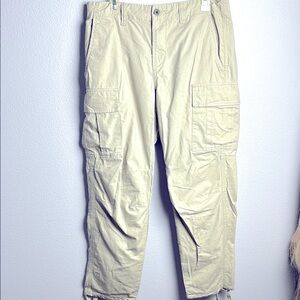 PacSun Men's Tan Cargo Jogger Pants 100% Cotton